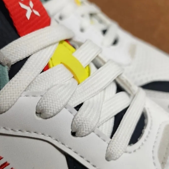 RS-X Jr Parisian White Blue Red 386894-01 Size 6.5c (Big Kid) / 8 Women's No Box - Picture 9 of 9